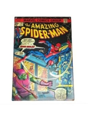 Marvel, The Amazing Spider-Man, Embossed Metal sign | EUC | Open Road